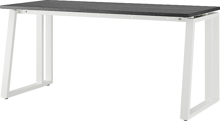 Стол офисный КОБОР TS2-160/80 white/glazed