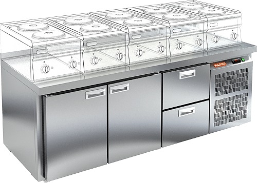 Стол холодильный HICOLD SN 112 BR2 TN LT
