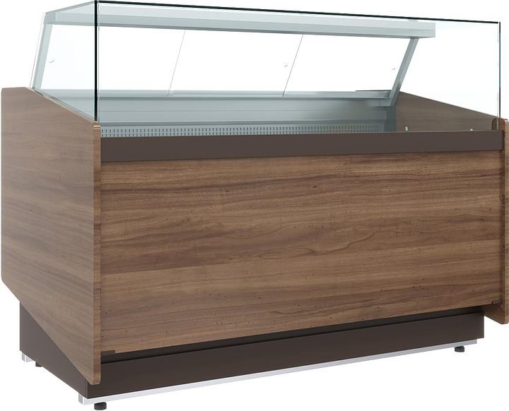 Витрина кондитерская Carboma KC82 SM 1,2-1 VISION 1008, темный дуб