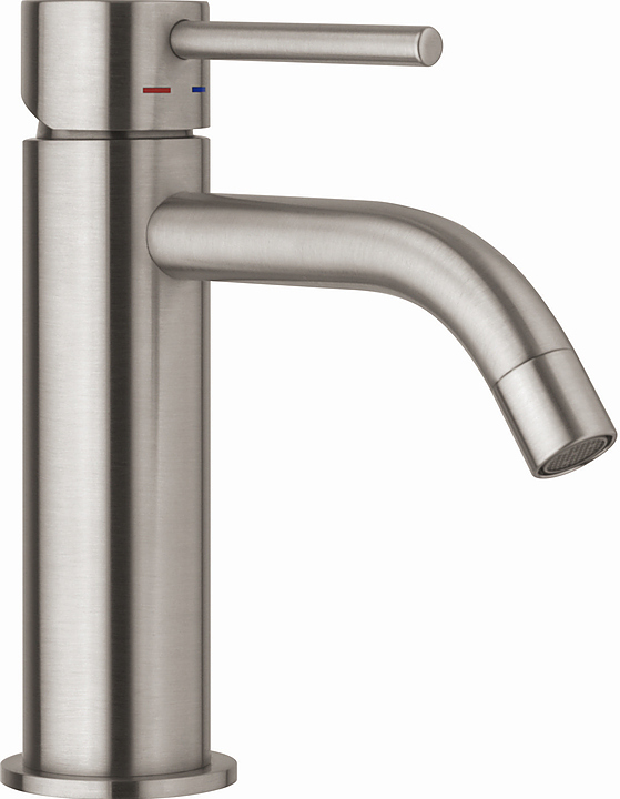 Смеситель для раковины Paffoni Light LIG071ST сталь