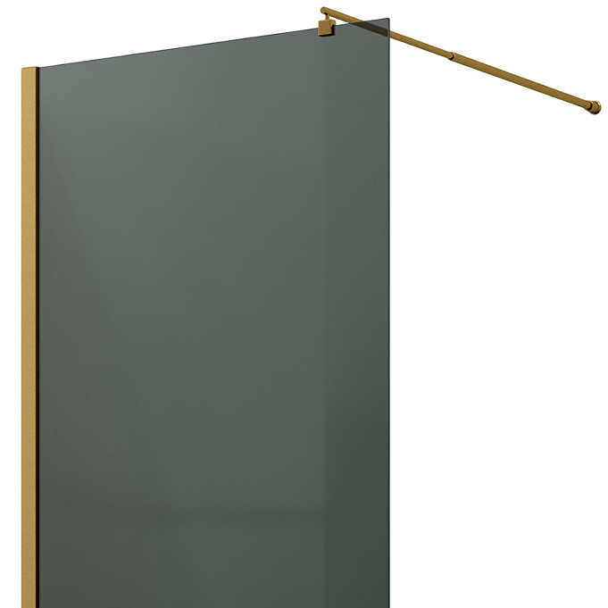 Душевое ограждение Wasserkraft Rur 30W44BG-TG 2000х1000 мм матовое золото