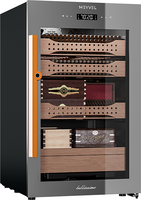 Шкаф для сигар MEYVEL MC-120BK (PRO)