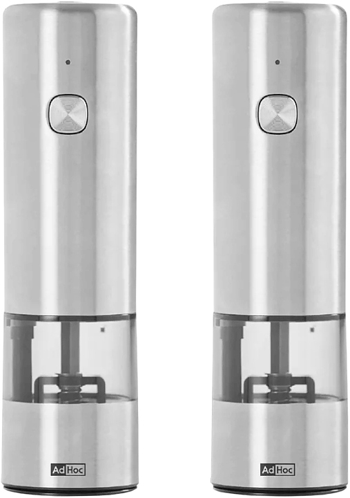 Набор электрических мельниц для перца и соли Adhoc eMill.3 EP104 стальной