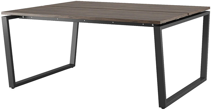 Стол офисный КОБОР OTR/2-120/160 black/charlston