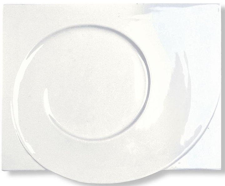 Блюдо для подачи P.L. Proff Cuisine Asymmetry F2898-12/71047042 30,5х24,5 см белое