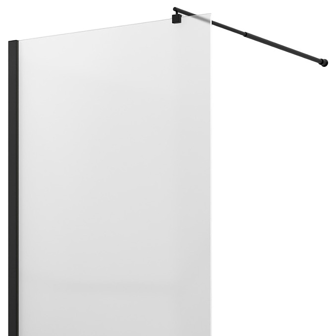 Душевое ограждение Wasserkraft Rur 30W40MB-MG 2000х1200 мм черный