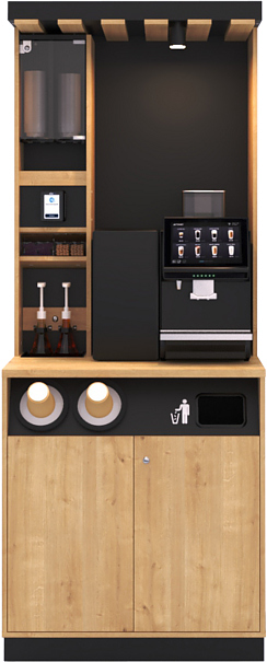 Кофекорнер ProCorner Eco 36 (для установки с моделью Jetinno JL36 с холодильником)