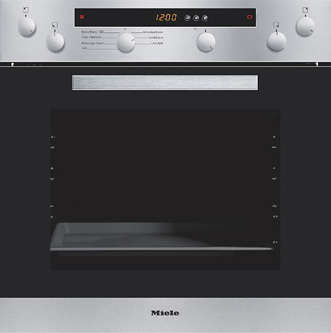 Зависимый электрический духовой шкаф Miele H 4240 E сталь