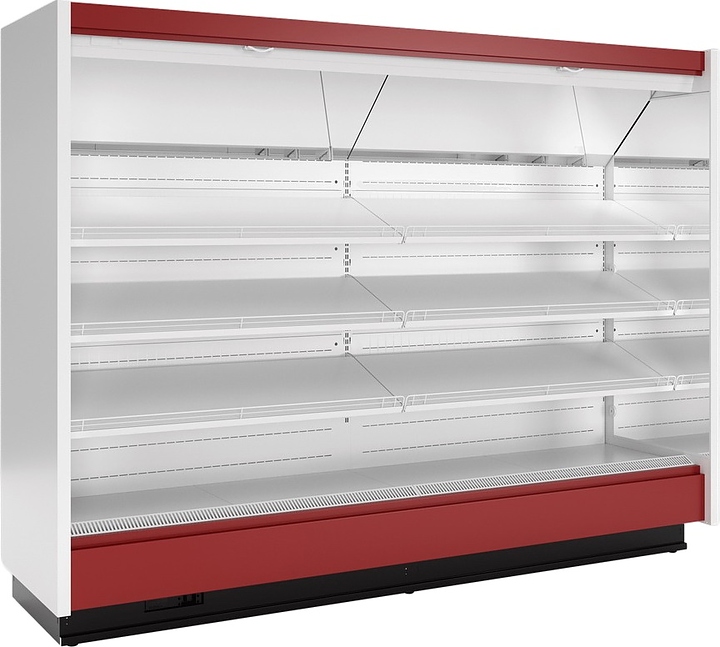 Горка холодильная фруктовая Марихолодмаш София 195/71 ВХСп-2,5 (с комплектом ночных штор)