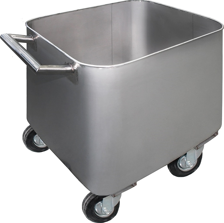 Тележка-чан для перевозки фарша Finist ТЧ 490х550х600 мм мм без ручки