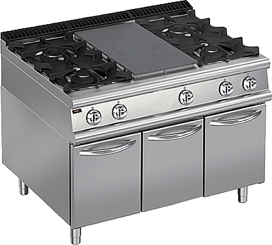 Плита газовая Apach Chef Line LRSTG129R4CS