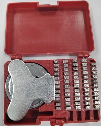 Комплект литер с колесом тиснения Hualian