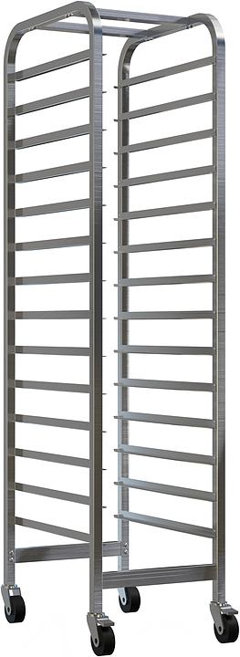 Тележка-шпилька для гастроемкостей Restoinox ТШРГ-14 GN 1/1 (530х325)