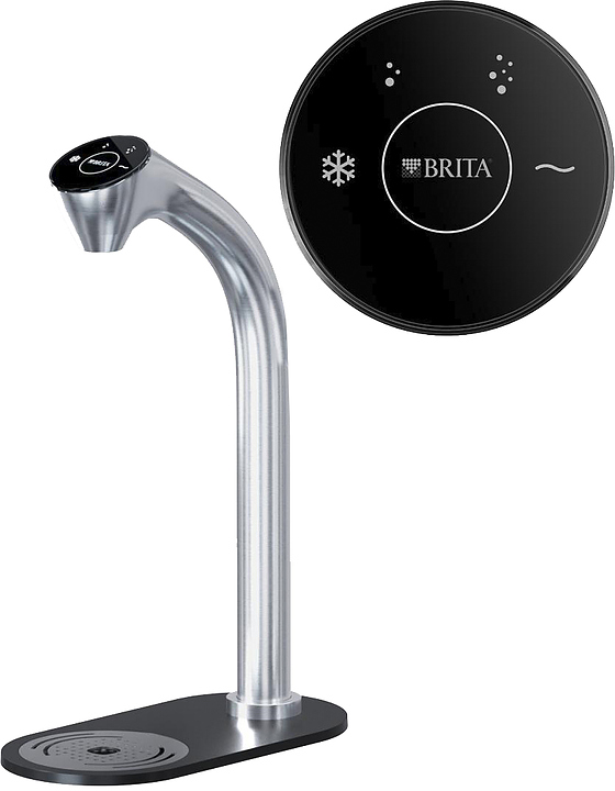 Система подачи воды встраиваемая Brita Extra C-Shape still + sparkling (высокий кран)