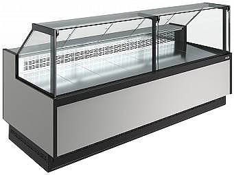 Витрина холодильная Carboma Bavaria 4 GC110 SV 2,5-1 версия 2.0 9006-9005 (без боковин)