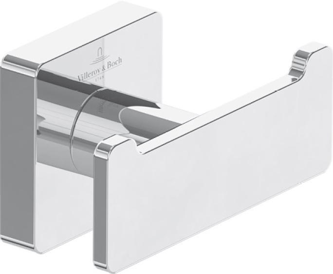 Крючок двойной Villeroy & Boch Elements-Striking TVA15201200061