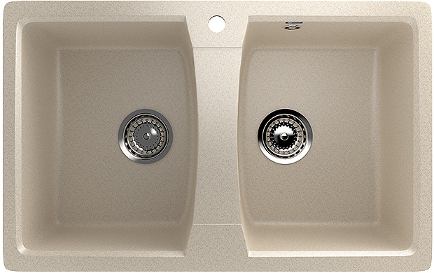 Мойка кухонная ULGRAN U-402-328 бежевая