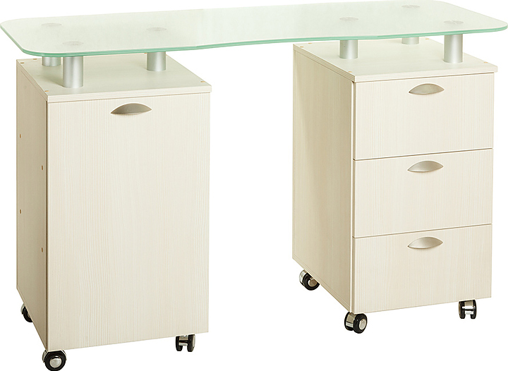 Стол маникюрный PANDA 219 S с двумя тумбами