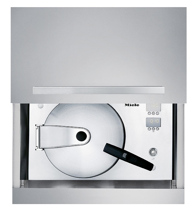 Встраиваемая пароварка Miele DG 4164L сталь CleanSteel