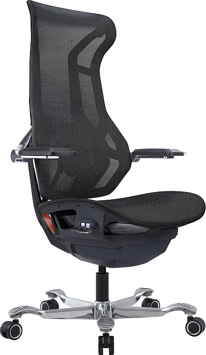 Кресло Everprof Atom сетка, черное