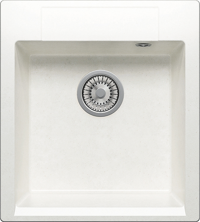 Мойка кухонная Polygran Argo-460 белый хлопок
