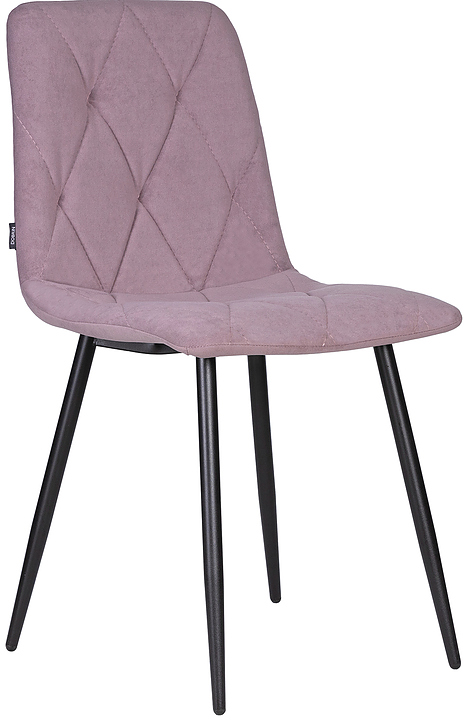 Стул обеденный DOBRIN 006 CHILLY ROMBO (лавандовый, черный)
