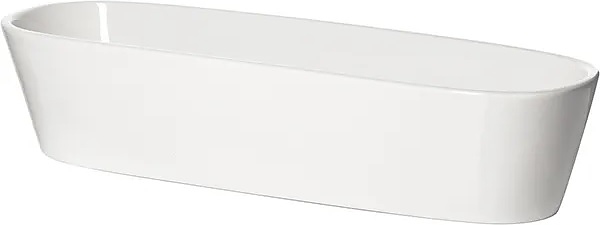 Блюдо сервировочное Kunstwerk A2972 3300 мл 46х14 см h=9,6 см (фарфор) глубокое белое