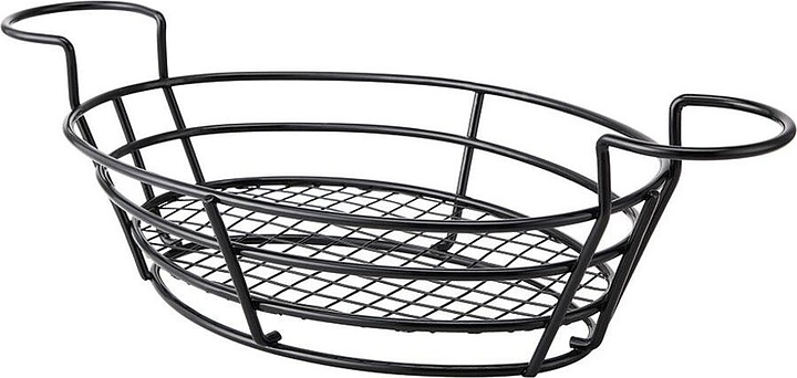 Корзинка для подачи Sunnex MWI1108K 28х20 см h=9,5 см (металл) черная