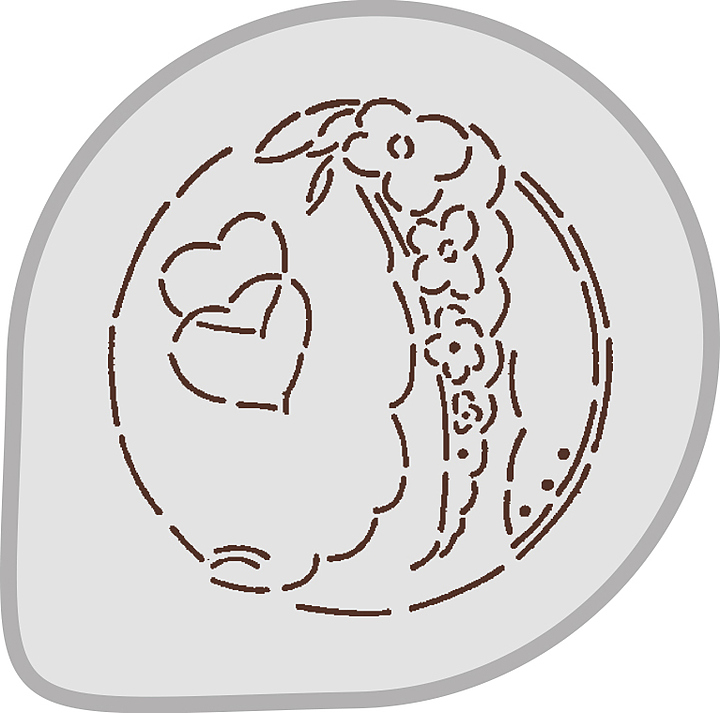 Трафарет Martellato MASK140