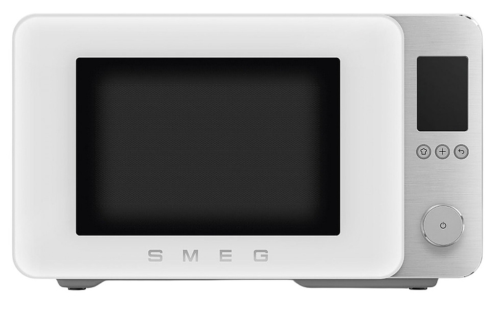 Микроволновая печь SMEG Collezione MOC02WHMEU 27 л с грилем и конвекцией, белый, матовый