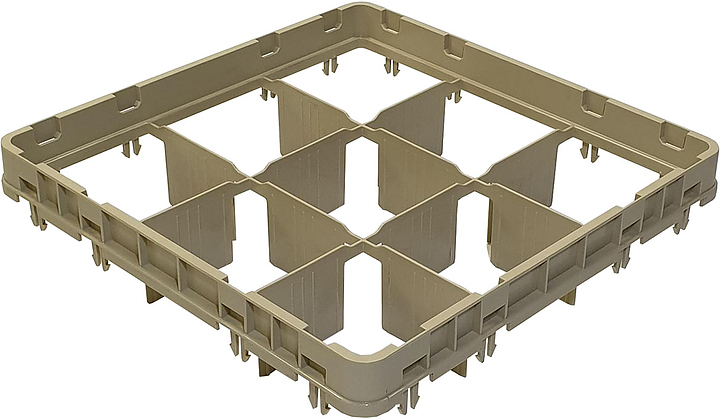 Надставка для кассеты Tribeca Е1 500х500 мм, закрытая, 9 ячеек