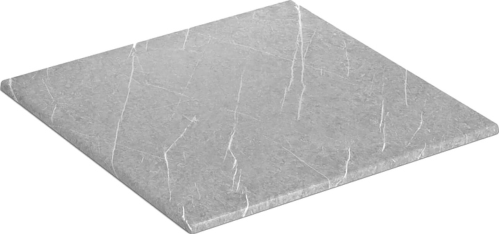 Столешница Sheffilton SHT-TT 80/80 (МДФ) квадратная серый мрамор