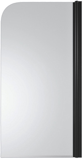 Шторка для ванны TIMO TCM-70/03F-6 70х140 см, поворотная на монопетле, стекло матовое, профиль черный