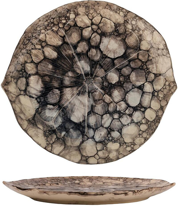 Блюдо для подачи P.L. Proff Cuisine Pebbles Clear Ice Dark BB 2400 Gray Frutti di Mare P.L. [1]