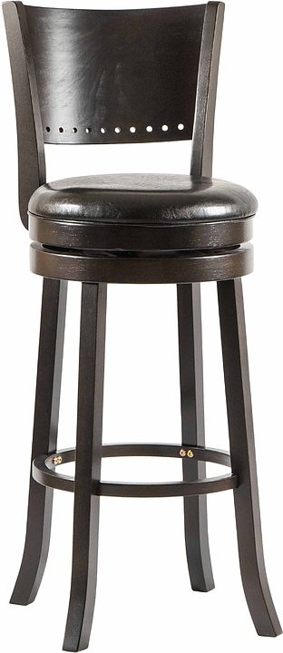Стул барный DOBRIN 9292-LMU TONY BAR (черный, капучино)