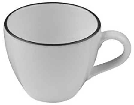 Чашка чайная ID Fine Modest Black 19001-304020 200 мл