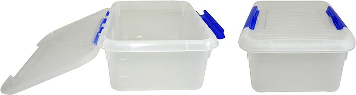 Контейнер для продуктов MGprof 1707  6 л с синим зажимом