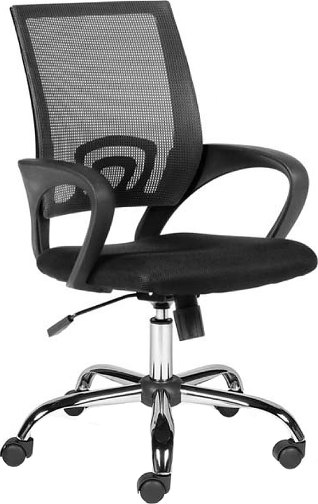 Кресло NORDEN Spring chrome full black