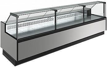 Витрина холодильная Carboma Bavaria 4 GC110 VM 3,75-1 версия 2.0 9006-9005 (без боковин)
