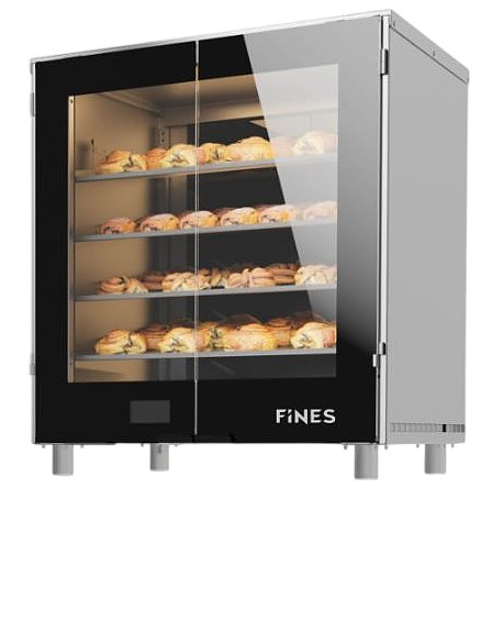 Витрина с подогревом Fines SCH 660-D2 черный