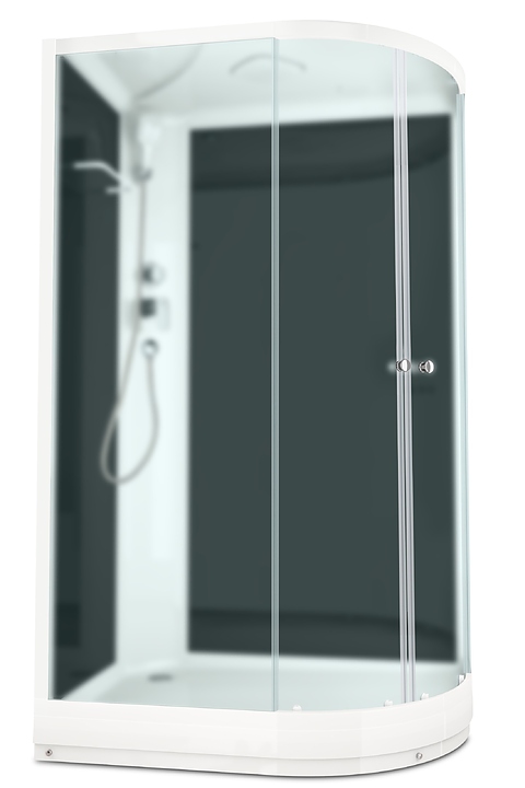Душевая кабина Domani-Spa Delight 128 L DS01D128LLBM00 120х80 см