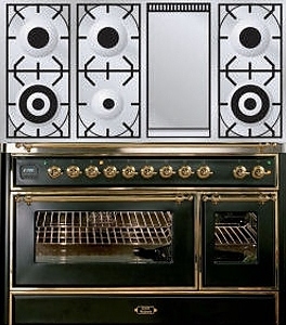 Газовая плита с духовым шкафом ILVE M-120FD-VG
