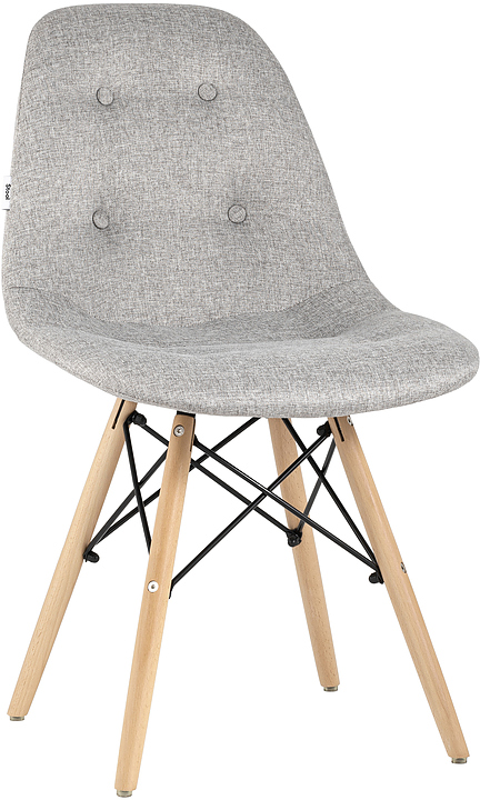 Стул Stool Group DSW SOFT рогожка светло-серый