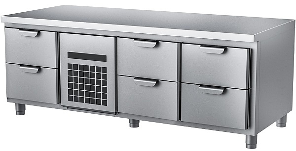 Стол холодильный HappyChef TC GL 2-CR-2-2