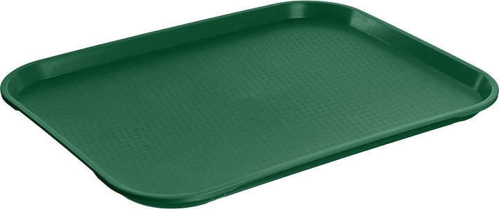 Поднос MGprof 1758 44,5х34,5 см (полипропилен) поверхность классик (119) прямоугольный зеленый