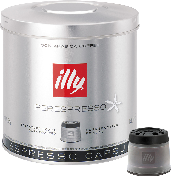 Кофе молотый в капсулах illy ipso home (арабика, темная обжарка, 21 капсула)