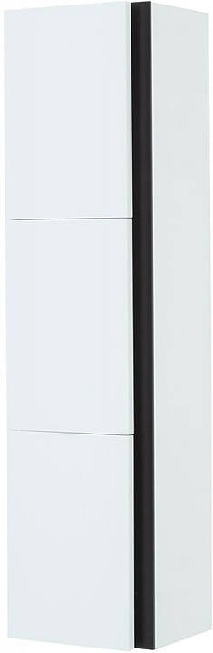 Шкаф-пенал De Aqua Ариетта New 35 35х140 см, белый матовый
