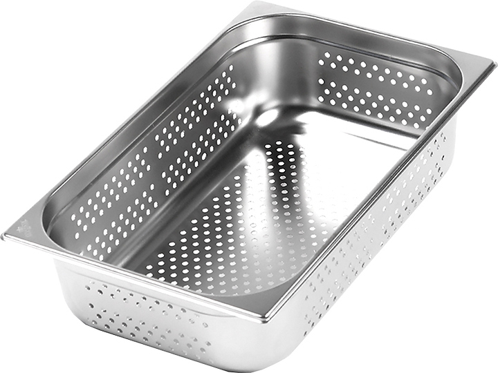 Гастроемкость Rosso GN 1/1-100 (530х325х100) перф., нерж. сталь