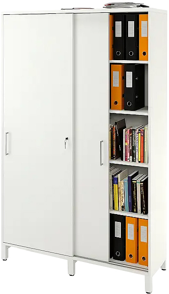 Локер ZAMM 5 полок МК 414 120х41,4х190 см белый