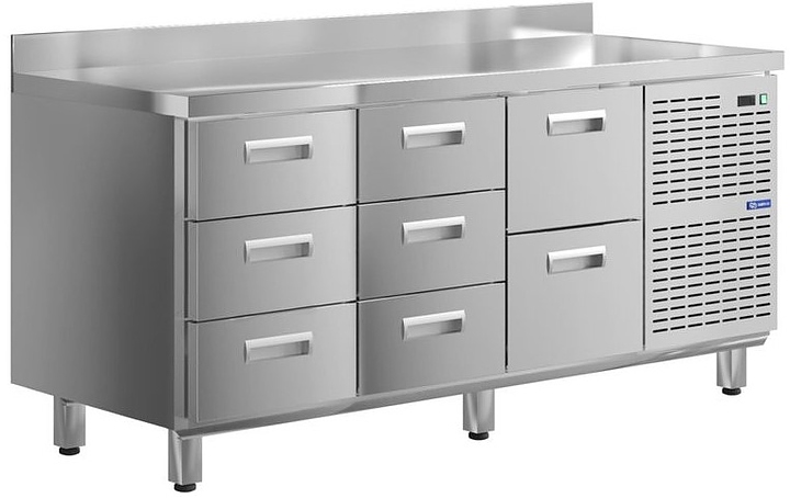 Стол холодильный KAYMAN КСХ-332/70 (8 ящиков)